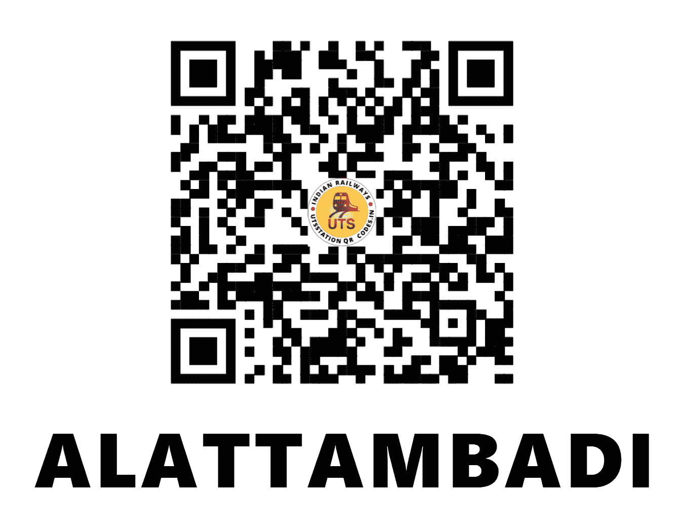 UTS QR Code for ALATTAMBADI - ATB (SR - TAMIL NADU)